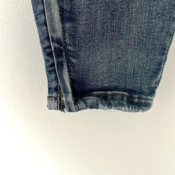 Pistola Tory Destroyed Denim Jean Joggers 29 Whiskered Soft Ankle Jeans - Picture 4 of 11